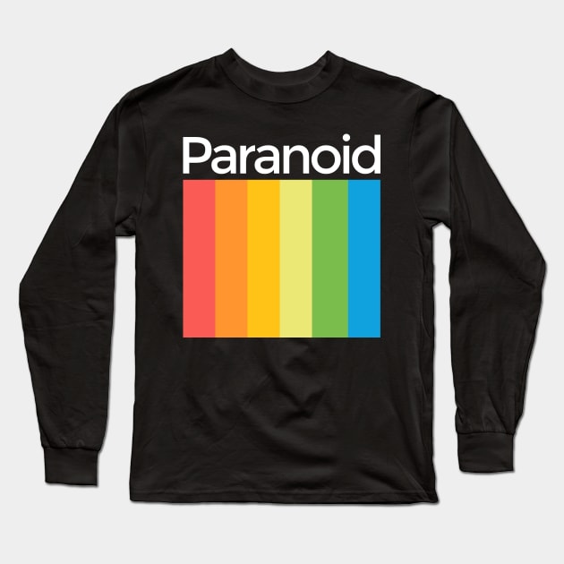 Paranoid Long Sleeve T-Shirt by ManSizedMeatballs